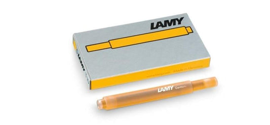 LAMY T10 TintenpaTintenrolleronen f. Füllfederhalter Farbe Mango Inhalt 5 PaTintenrolleronen