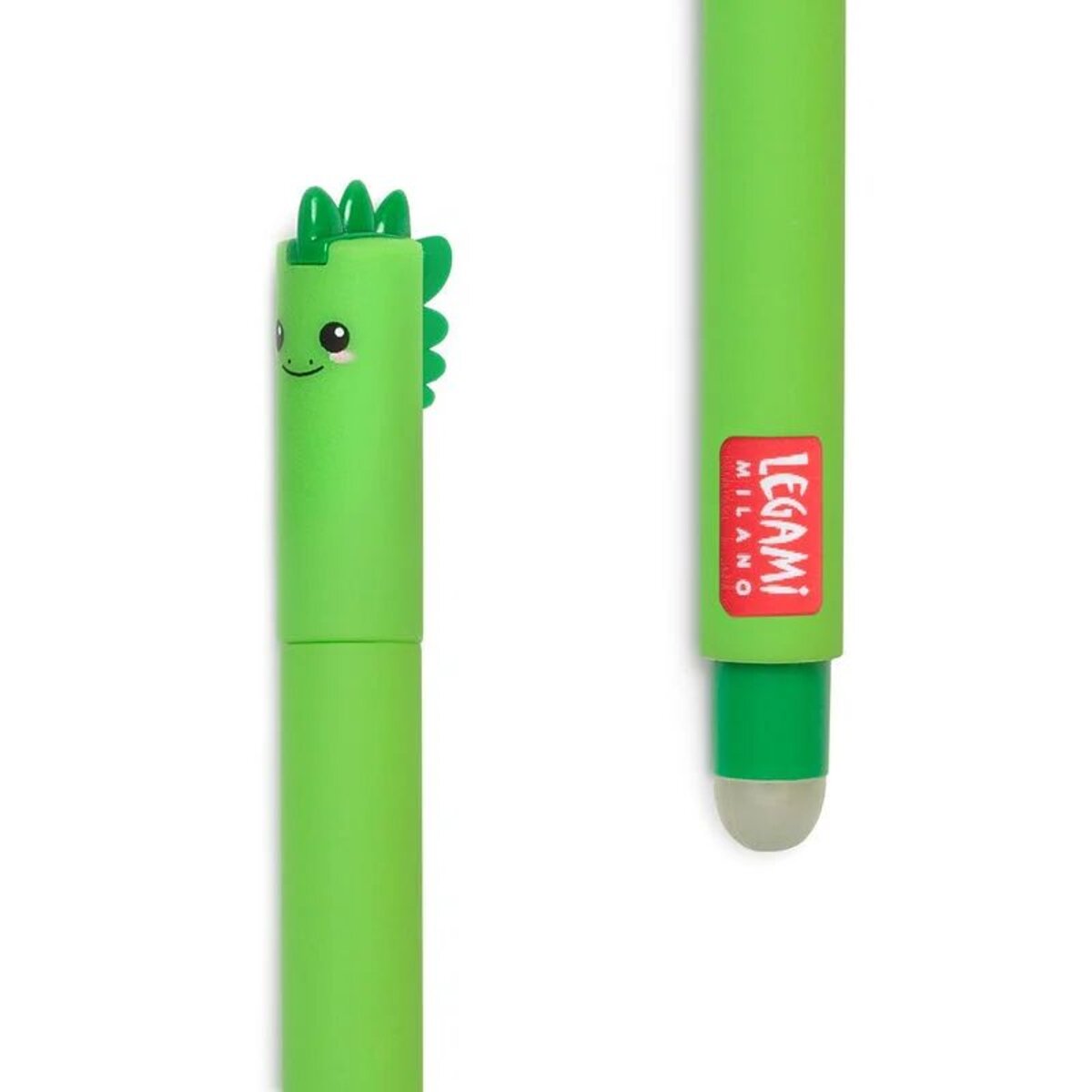 Legami Löschbarer Gelstift - Erasable Pen, grüner Dino