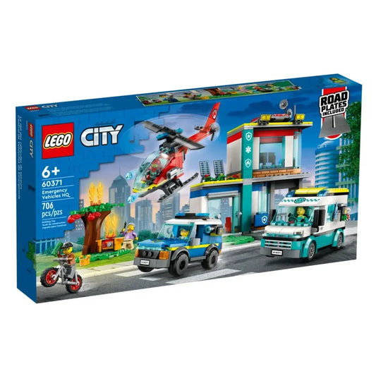 LEGO® City 60371 Hauptquartier der Rettungsfahrzeuge