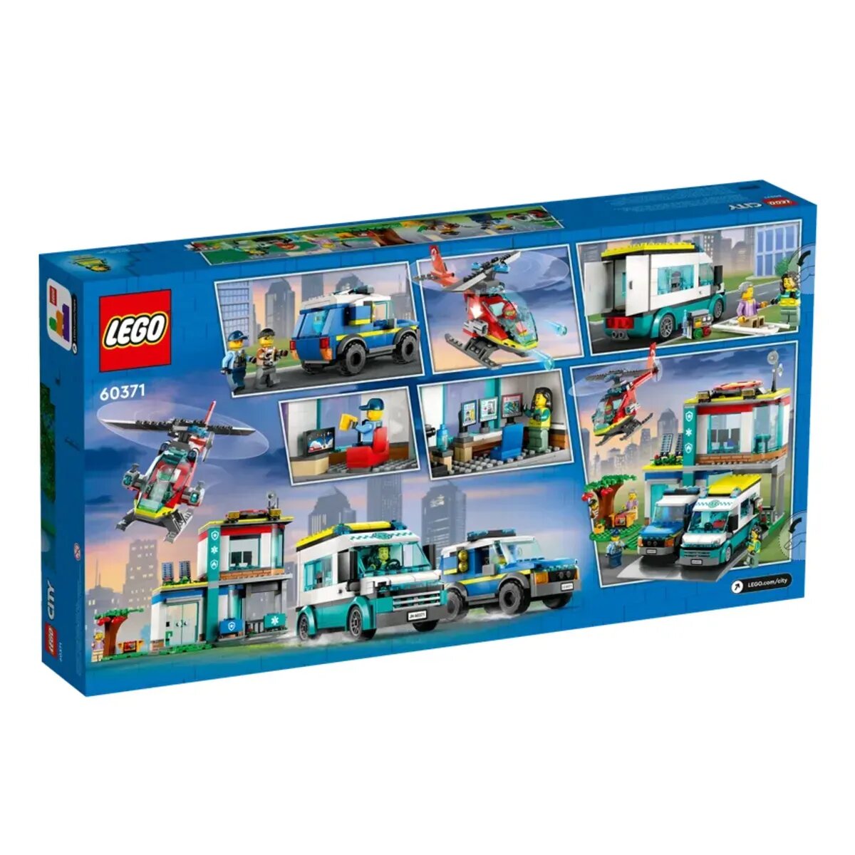 LEGO® City 60371 Hauptquartier der Rettungsfahrzeuge