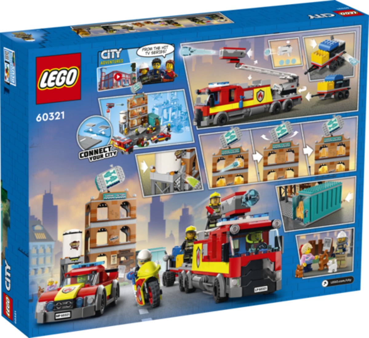 LEGO® City Fire 60321 Feuerwehreinsatz mit Löschtruppe