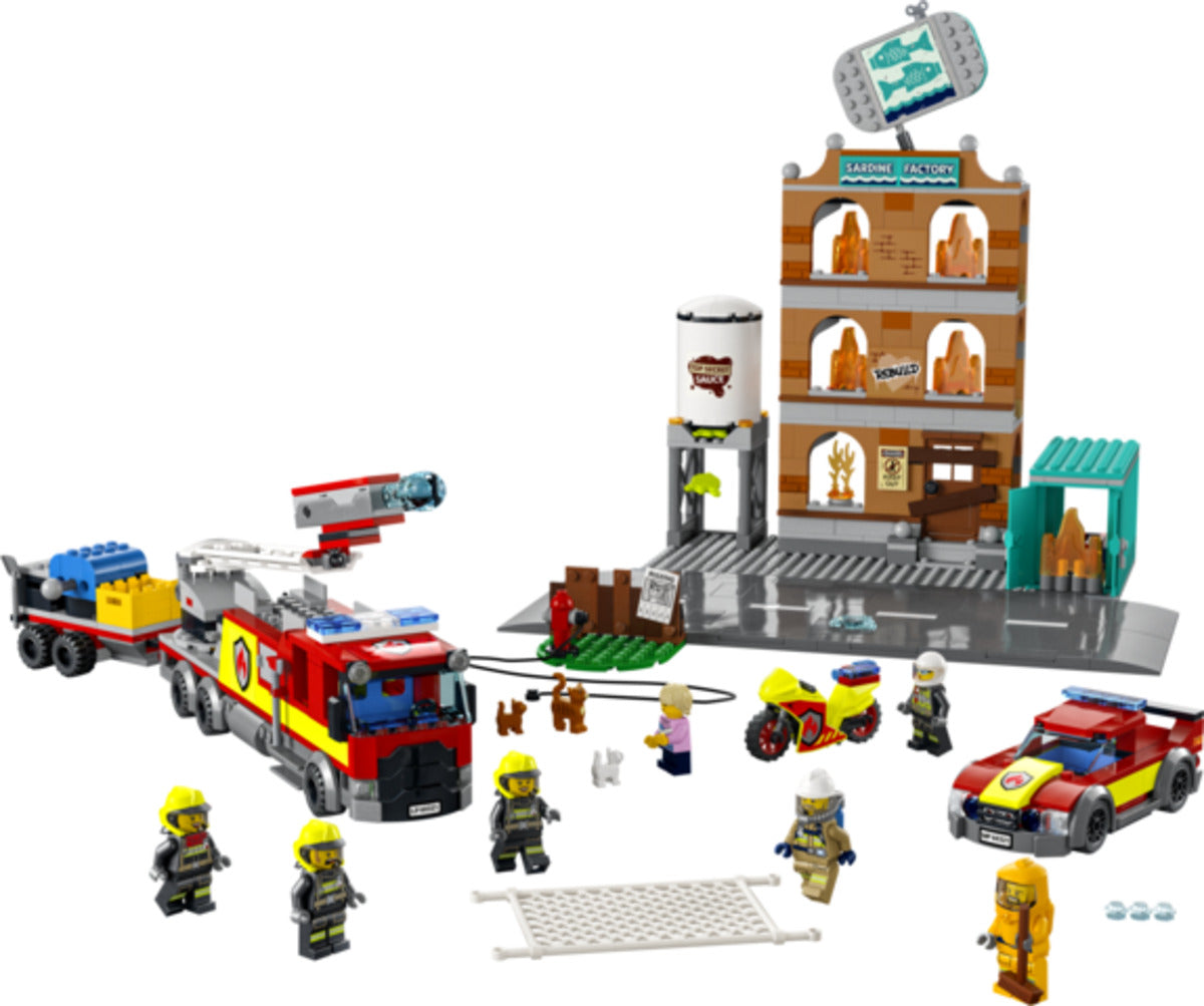 LEGO® City Fire 60321 Feuerwehreinsatz mit Löschtruppe