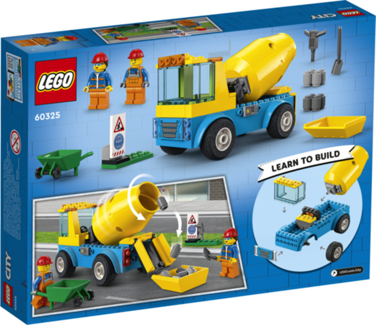 LEGO® City Great Vehicles 60325 Betonmischer