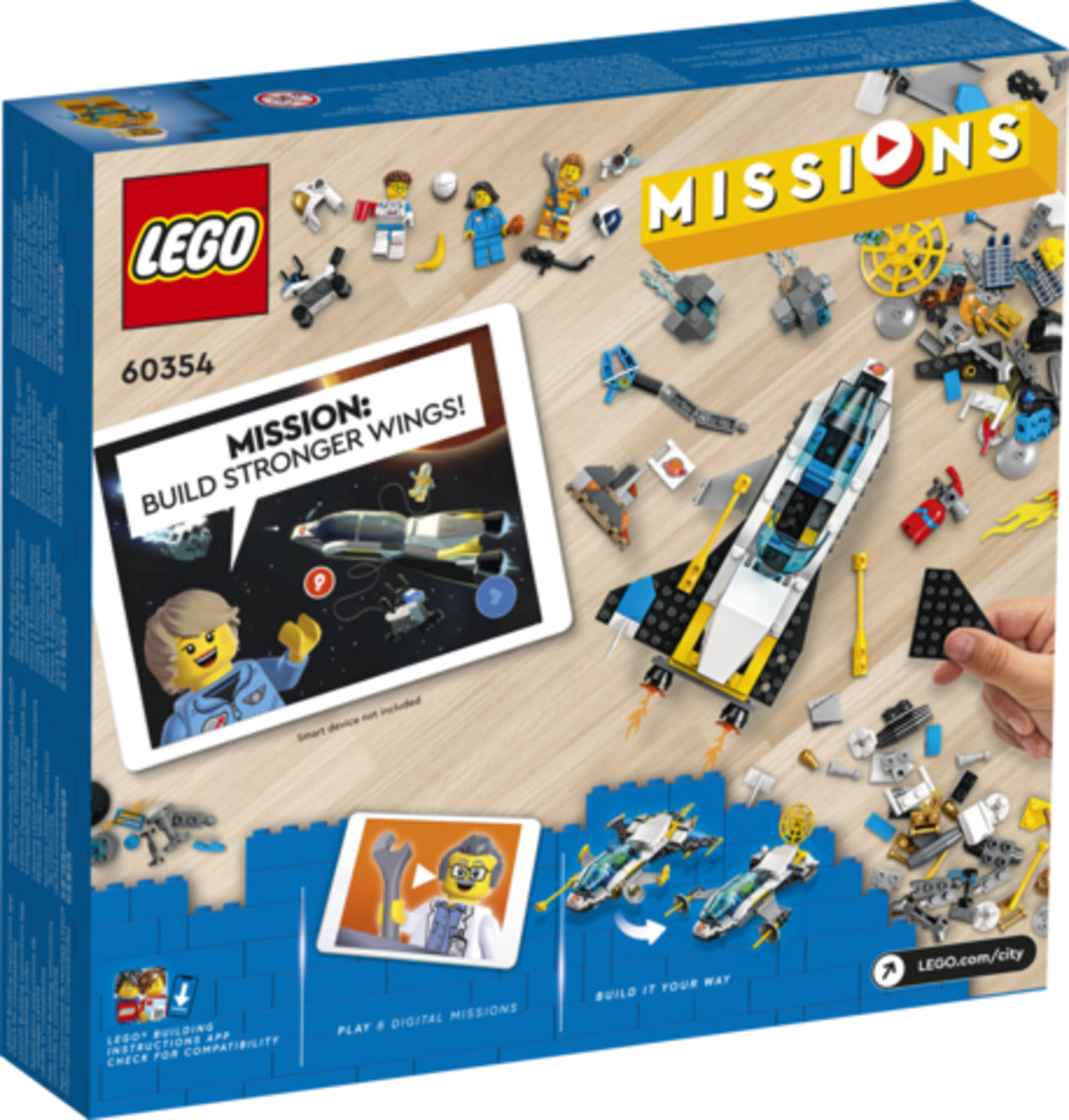 LEGO® City Missions 60354 Erkundungsmissionen im Weltraum