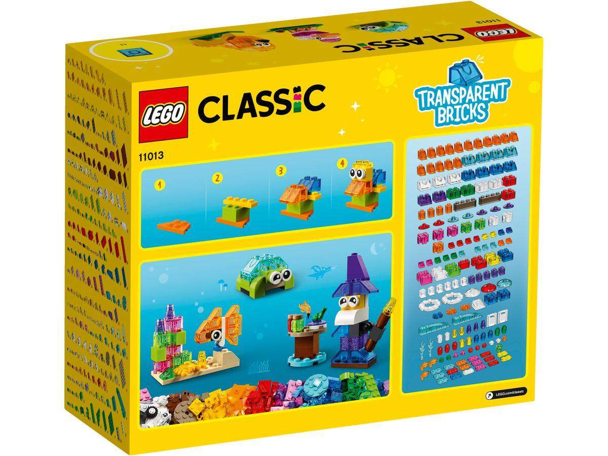 LEGO® Classic 11013 - Kreativ Bauset mit durchsichtigen Steinen