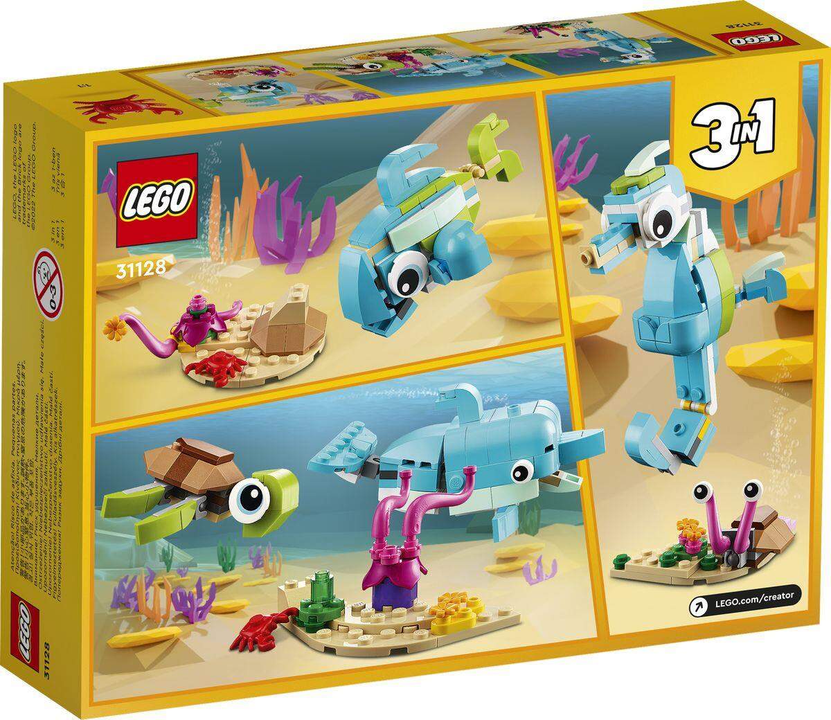 LEGO® Creator 31128 Delfin und Schildkröte