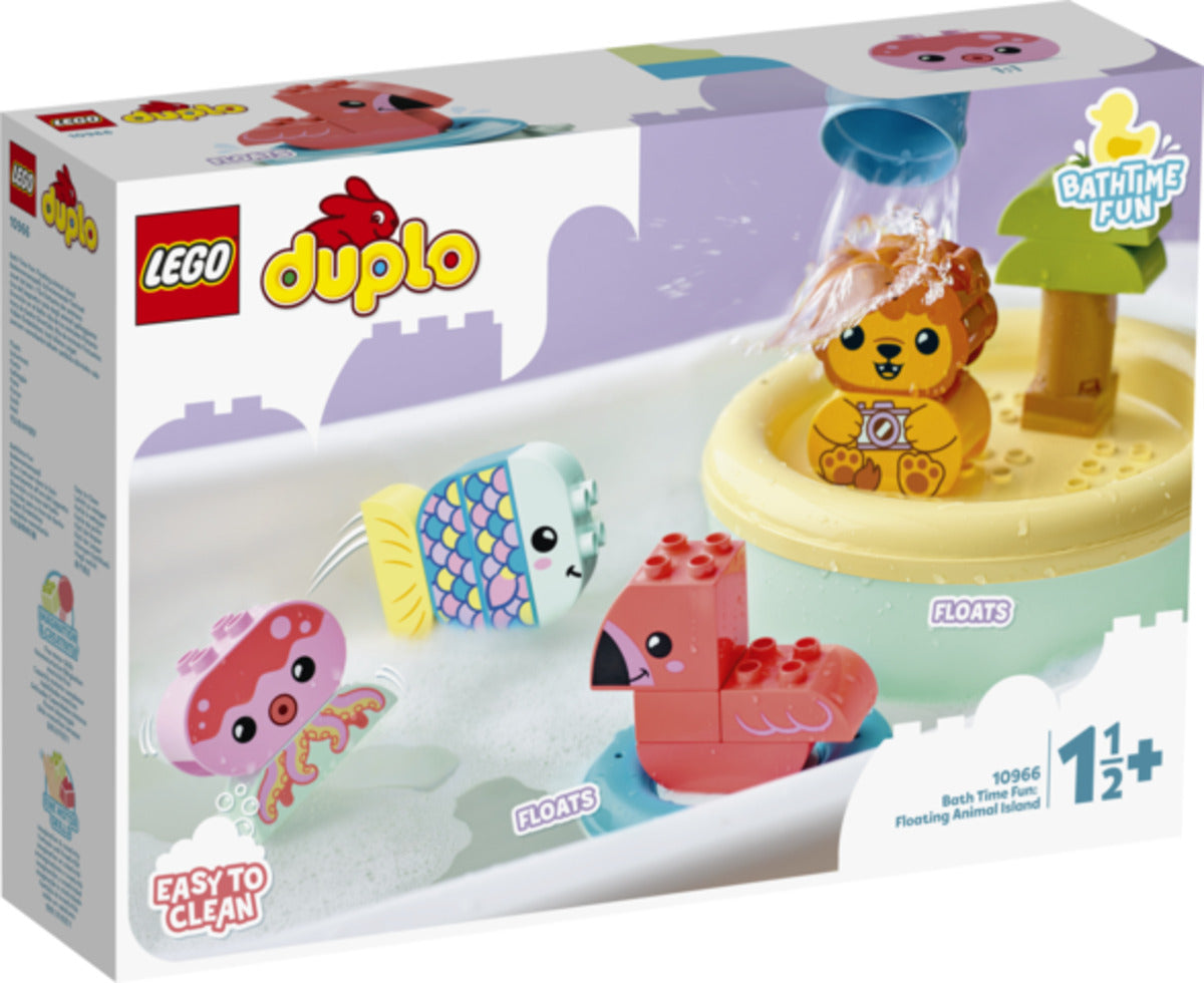 LEGO® DUPLO® Creative Play 10966 Badewannenspaß: Schwimmende Tierinsel