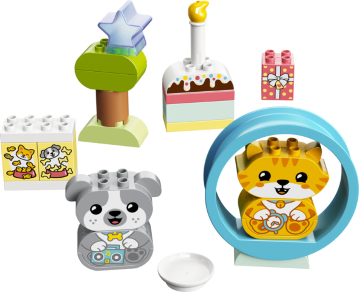 LEGO® DUPLO® Creative Play 10977 Mein erstes Hündchen & Kätzchen – mit Ton