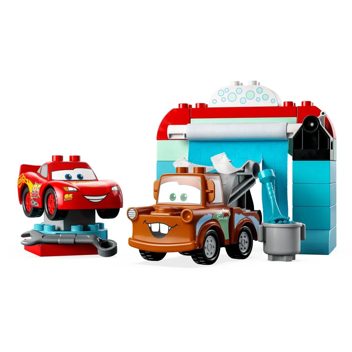 LEGO® DUPLO® Disney™ 10996 Lightning McQueen und Mater in der Waschanlage