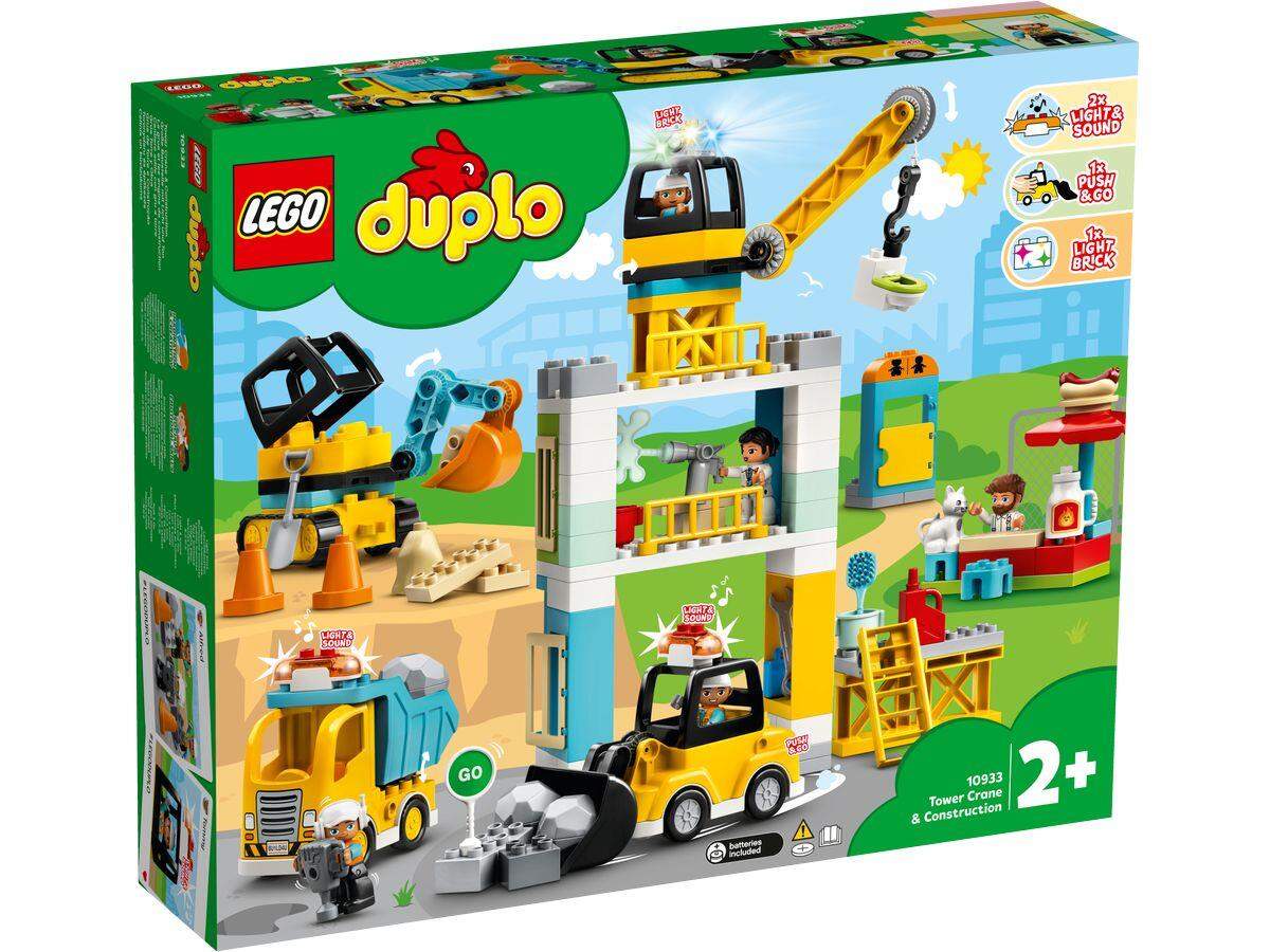 LEGO® DUPLO® Town 10933 Große Baustelle mit Licht und Ton