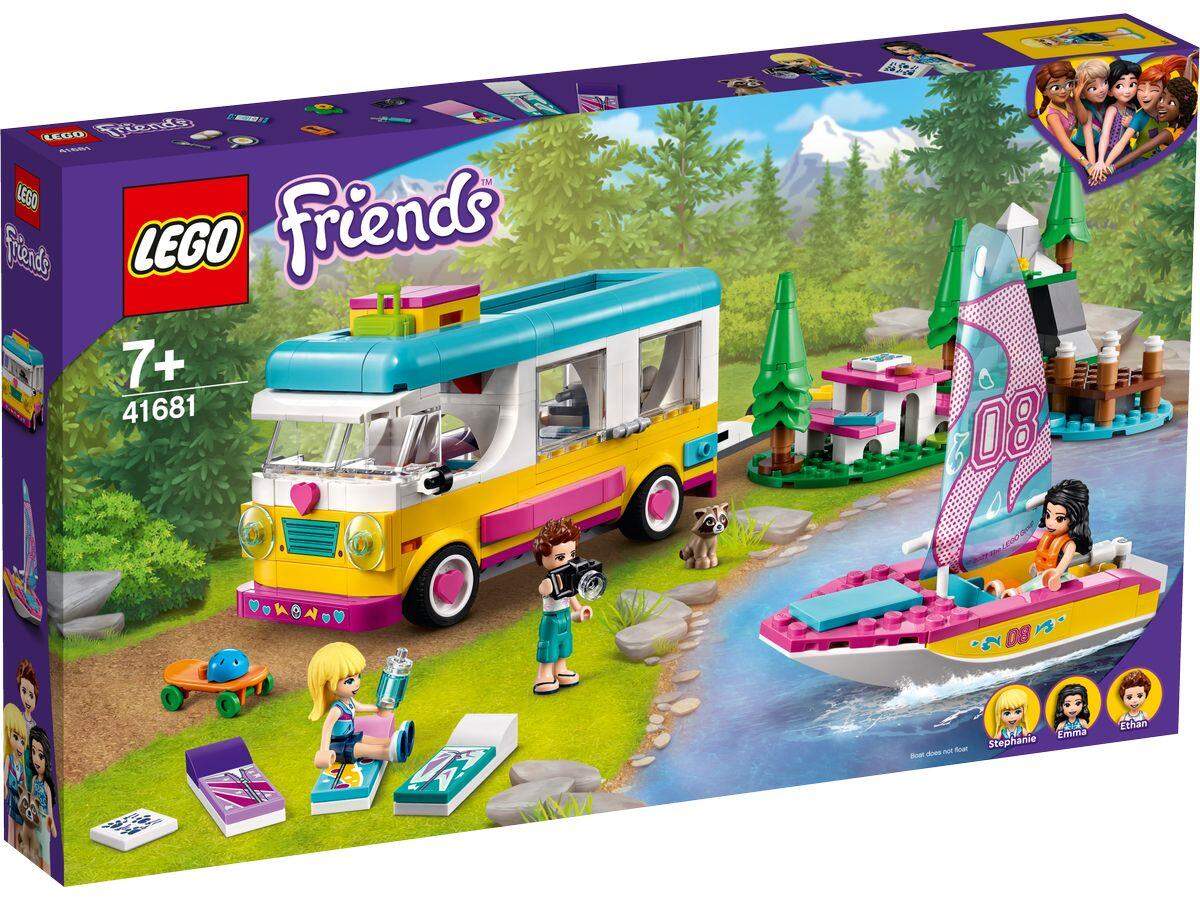 LEGO® Friends 41681 Wohnmobil- und Segelbootausflug