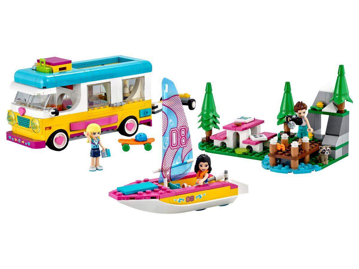 LEGO® Friends 41681 Wohnmobil- und Segelbootausflug