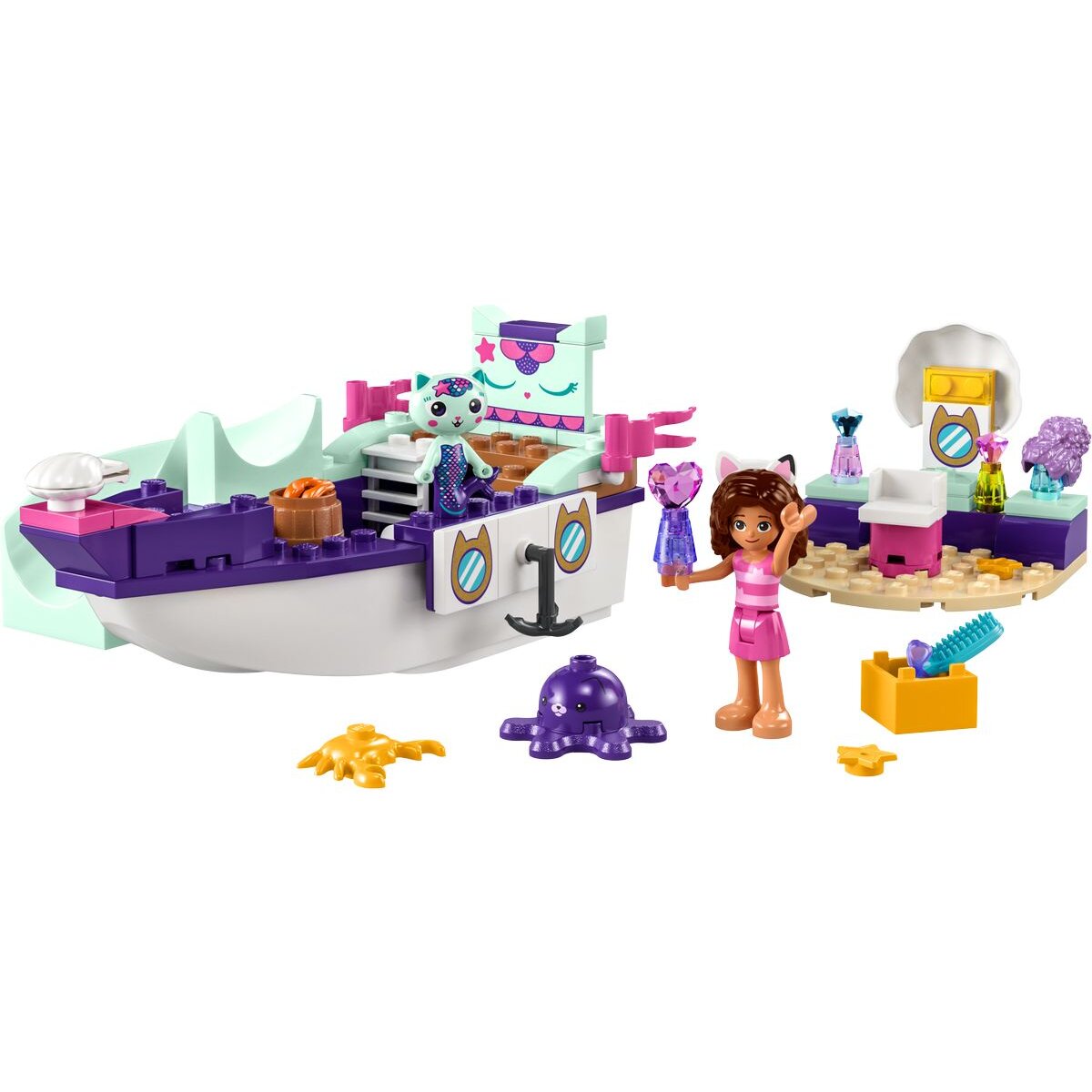 LEGO® Gabby’s Dollhouse 10786 Meerkätzchens Schiff und Spa