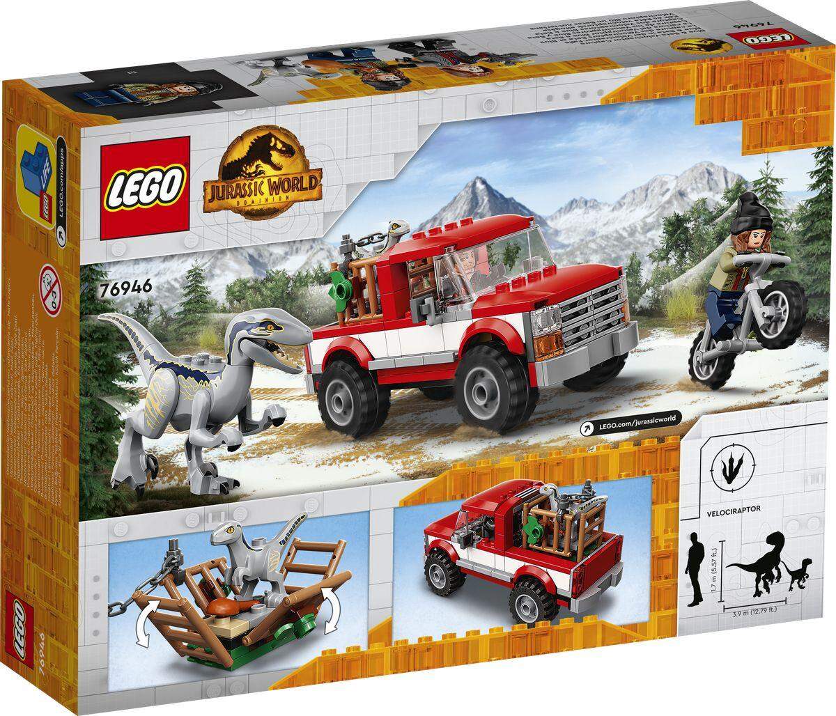 LEGO® Jurassic World™ 76946 Blue & Beta in der Velociraptor-Falle
