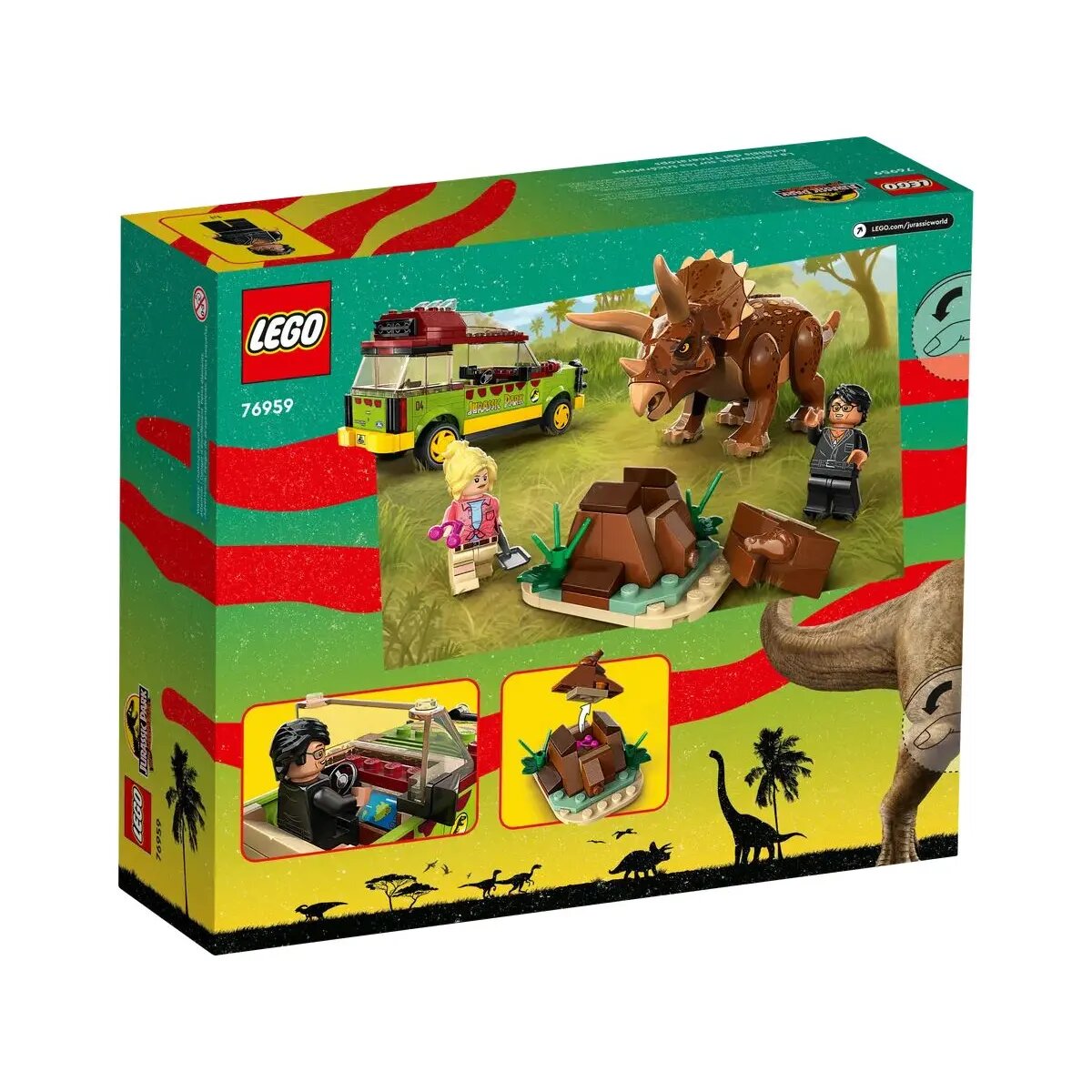 LEGO® Jurassic World™ 76959 Triceratops-Forschung