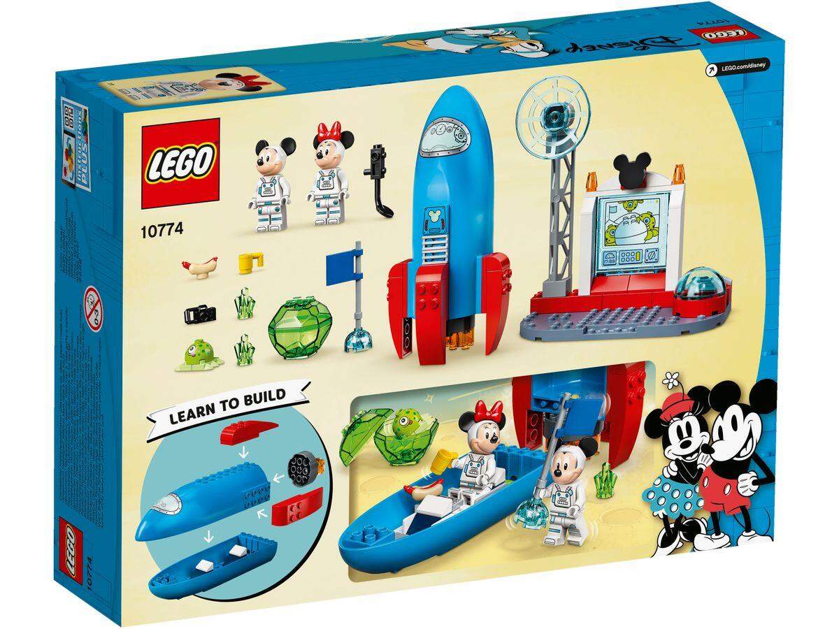 LEGO® Mickey and Friends 10774 Mickey Mouse & Minnie Mouse's Weltraumrakete