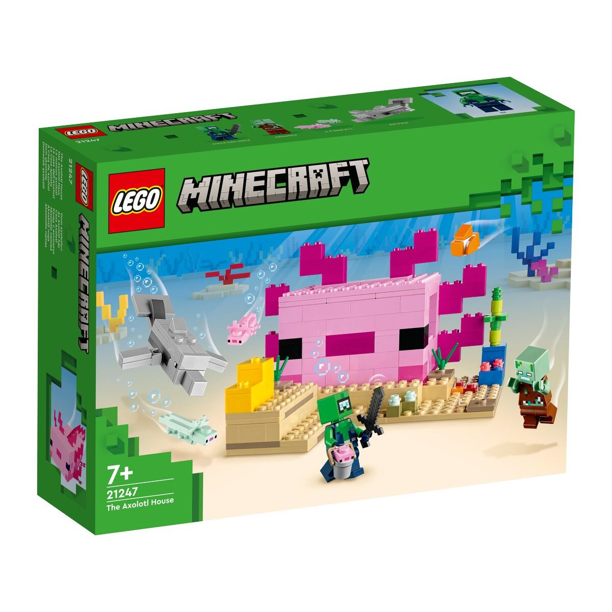 LEGO® Minecraft™ 21247 Das Axolotl-Haus