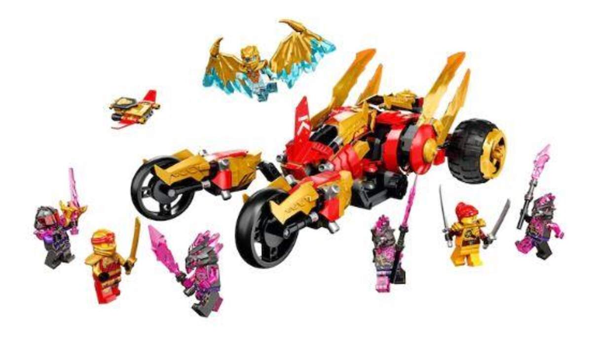 LEGO® NINJAGO® 71773 Kais Golddrachen-Raider
