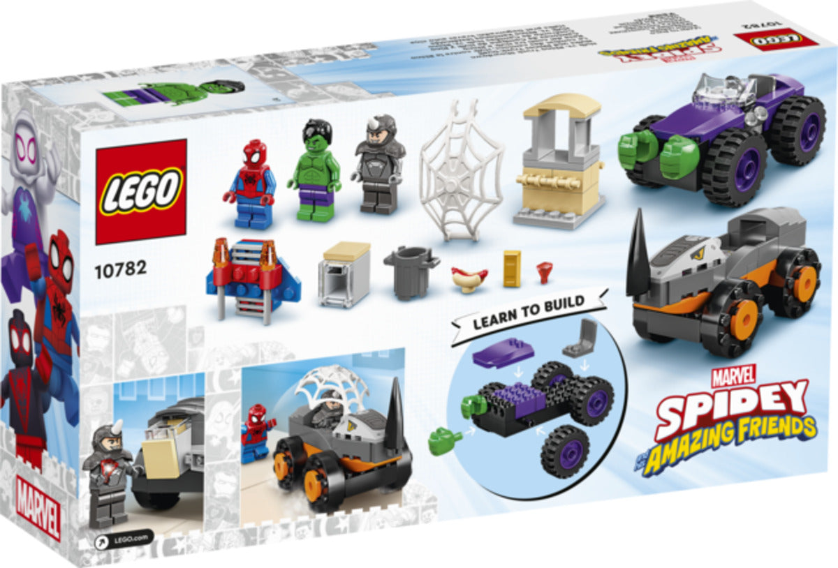 LEGO® Spidey 10782 Hulks und Rhinos Truck-Duell