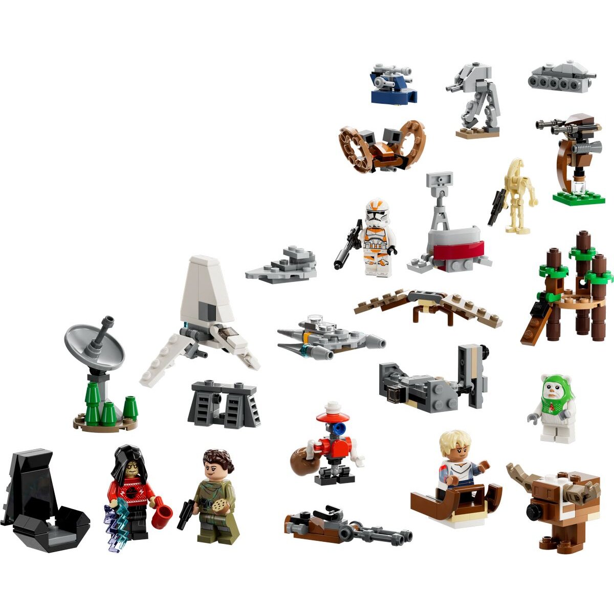 LEGO® Star Wars™ 75366 Adventskalender 2023, Weihnachts-Set mit Figuren