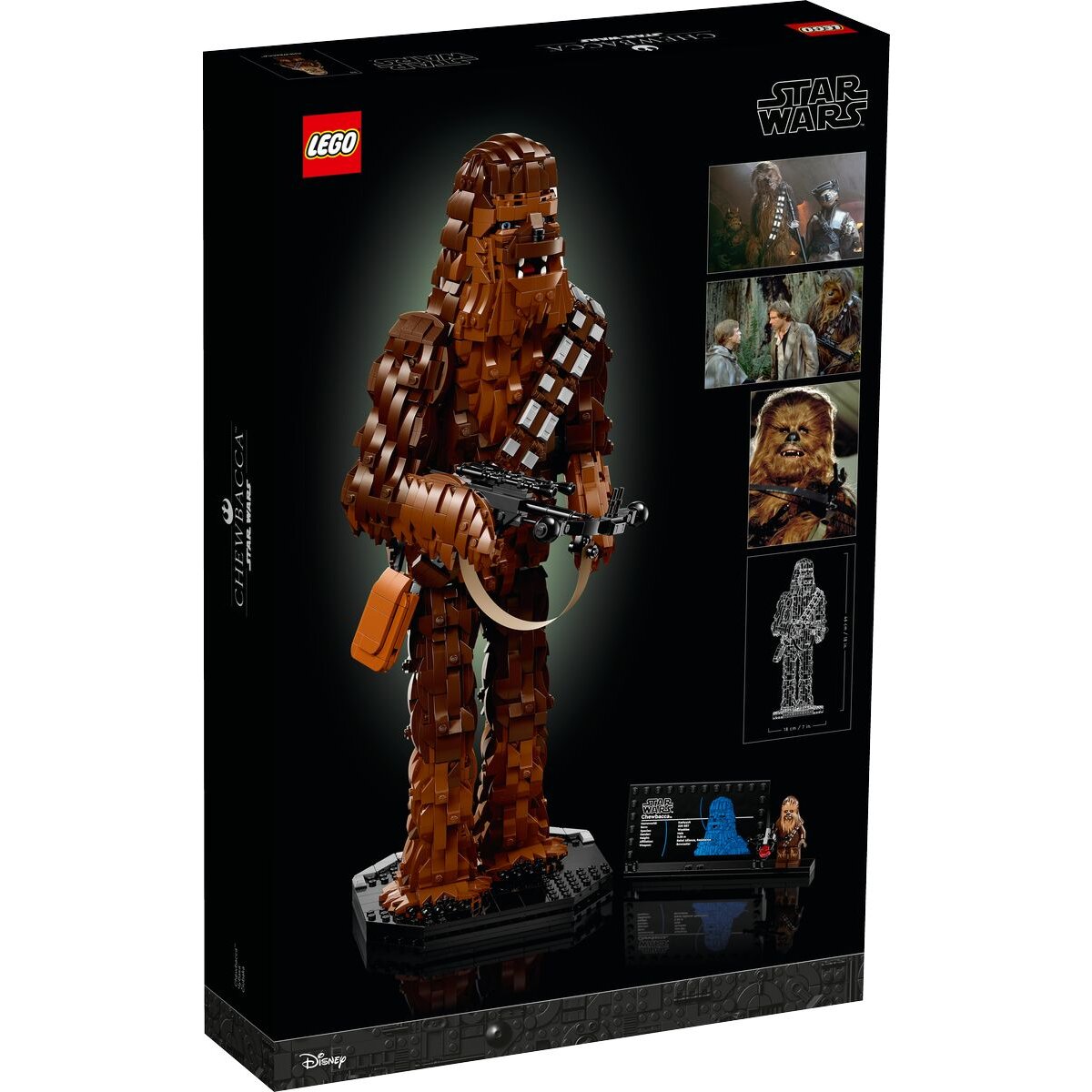 LEGO® Star Wars 75371 Chewbacca Figur, Wookiee-Modell zum Bauen für Erwachsene