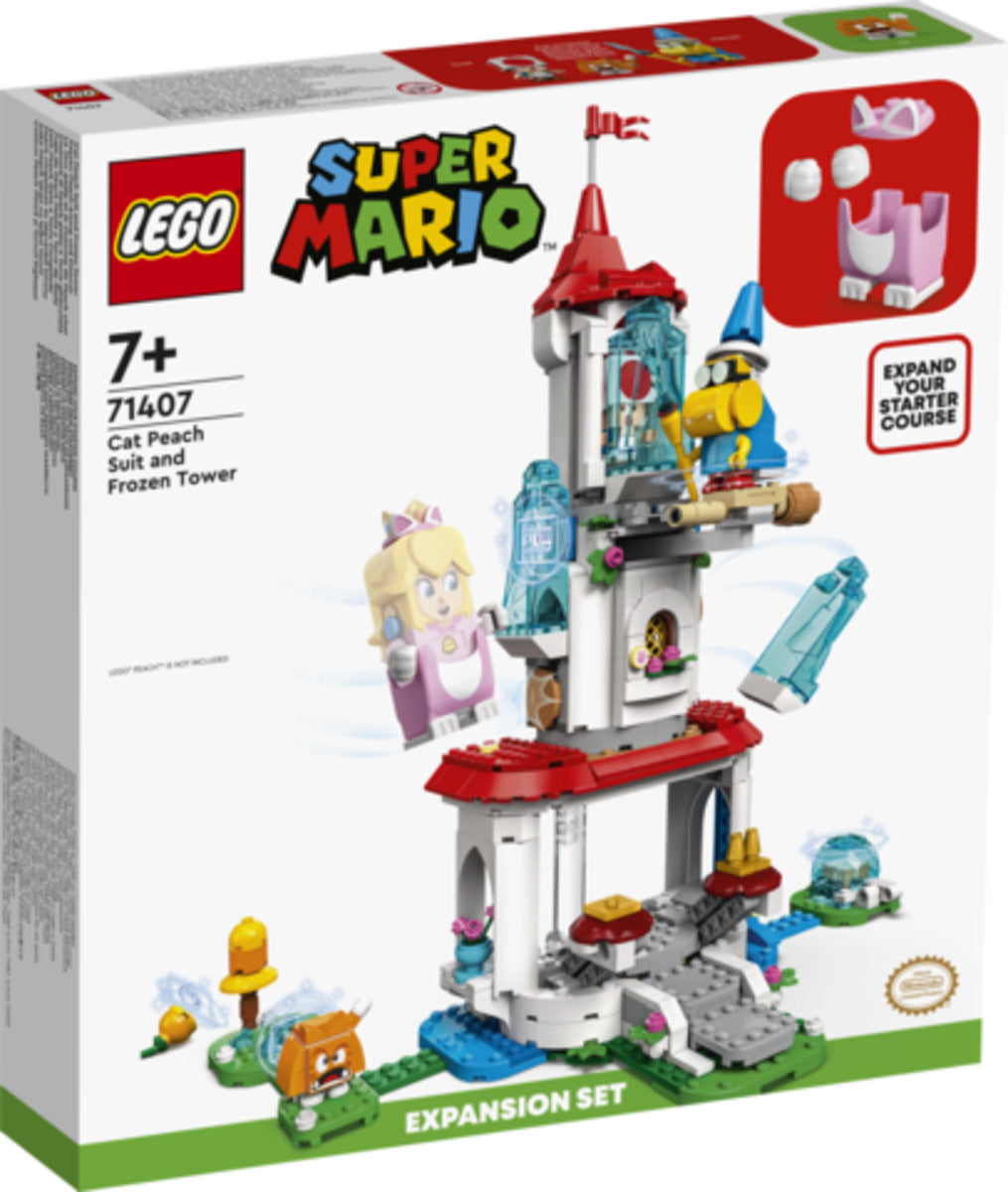 LEGO® Super Mario 71407 Katzen-Peach-Anzug und Eisturm – Erweiterungsset