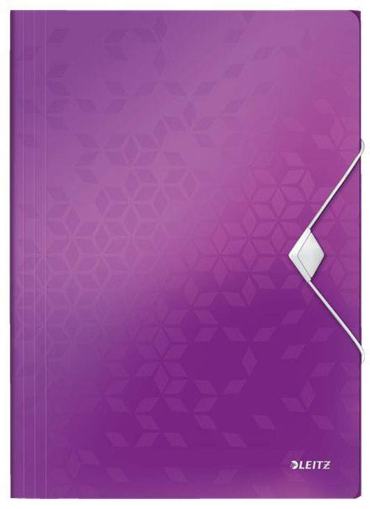 Leitz Eckspannermappe A4 PP WOW, violett