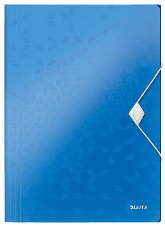 Leitz Eckspannermappe DINA4 PP WOW, blau