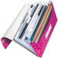 Leitz Projektmappe WOW, A4, 6 Fächer, pink-metallic