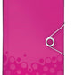 Leitz Projektmappe WOW, A4, 6 Fächer, pink-metallic