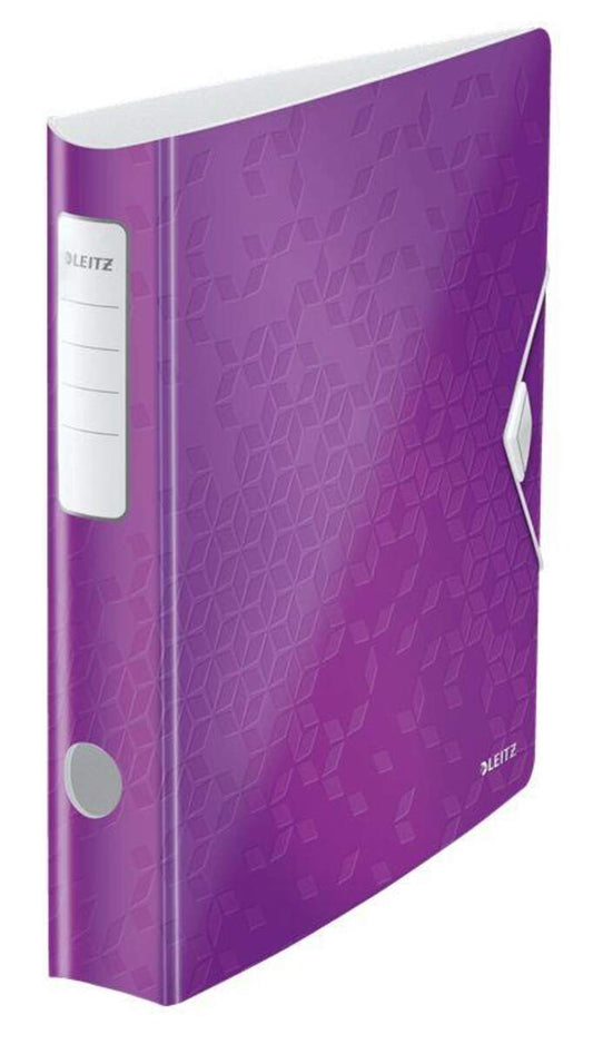 Leitz Qualitäts-Ordner 180° Active WOW A4, schmal, violett