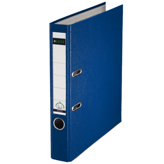 Leitz Qualitäts-Ordner 180° Plastik A4, 52mm schmal, blau