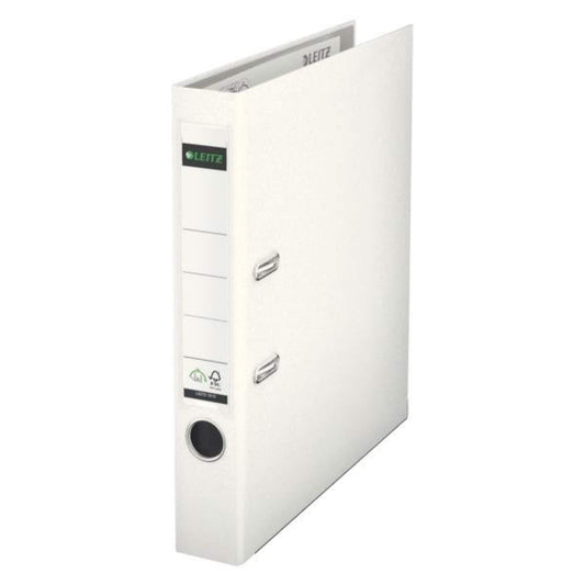 Leitz Qualitäts-Ordner 180° Plastik A4, 52mm schmal, weiss
