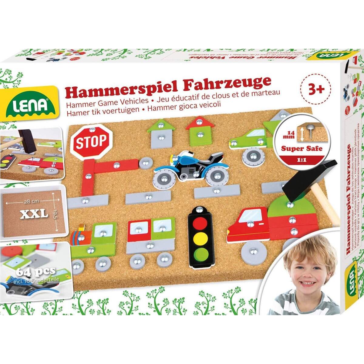 LENA® Hammerspiel Fahrzeuge