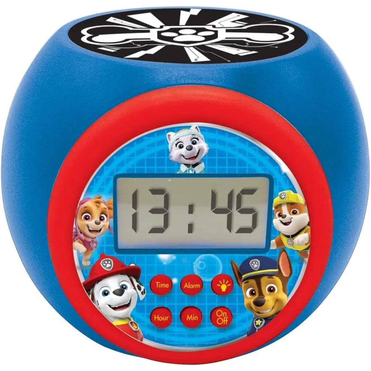 Waiky Paw Patrol Projektorwecker mit Schlummerfunktion und Weckfunktion