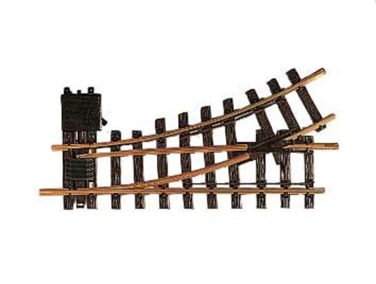 LGB Handweiche links, R1, 30°