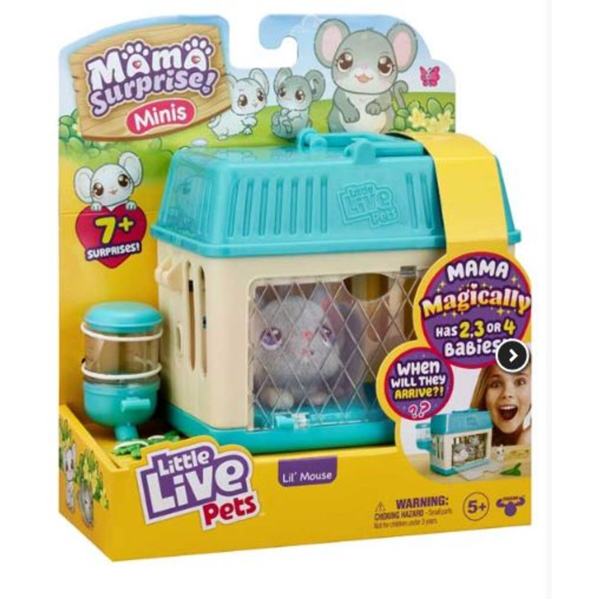 Little Live Pets Mama Surprise - Mini-Spielset, 1 Set, 2-fach sortiert