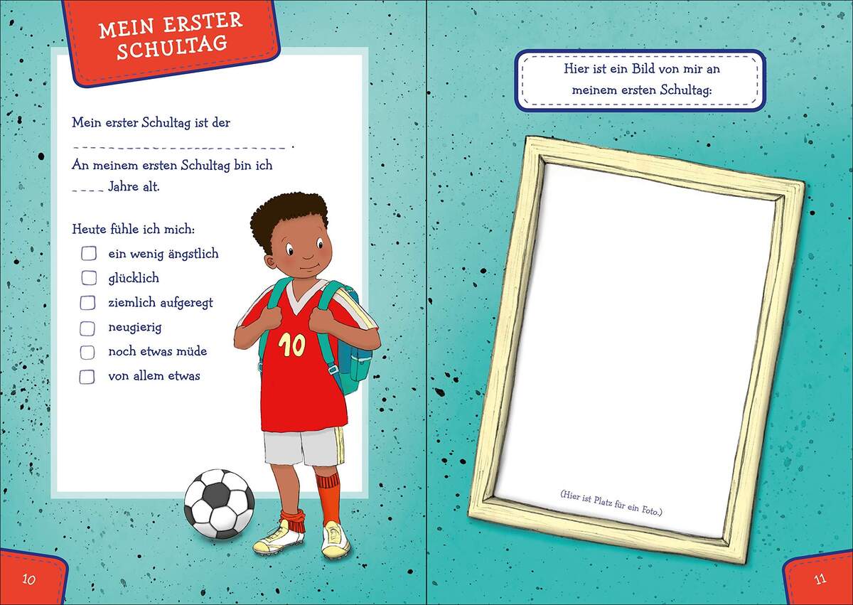 Loewe Mein erster Schultag - Fußball: Eintragbuch zur Einschulung für Jungen