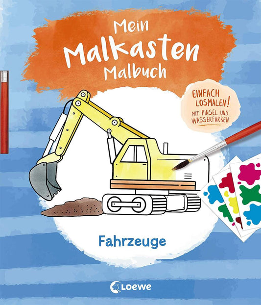 Loewe Mein Malkasten-Malbuch - Fahrzeuge
