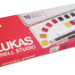 LUKAS STUDIO Aquarell Metallkasten 16x1/2-Näpfchen + Stift/Pinsel