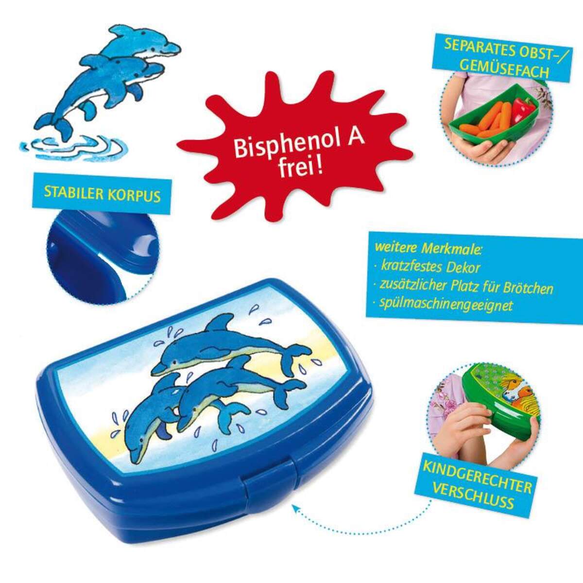Lutz Mauder Lunchbox Delfine