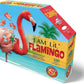 MADD CAPP Konturenpuzzle Junior Flamingo, 100 Teile