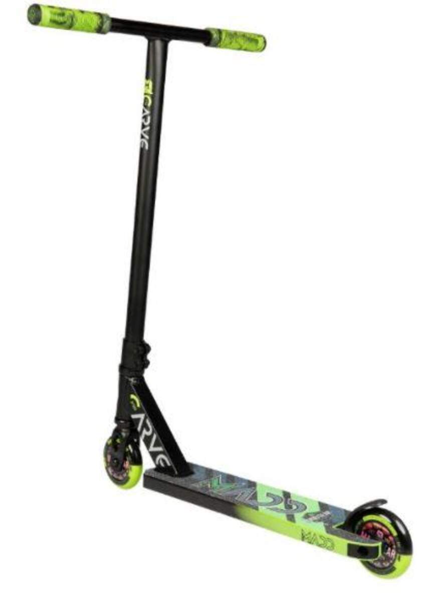 Madd Gear Scooter Carve Pro-X, schwarz / grün