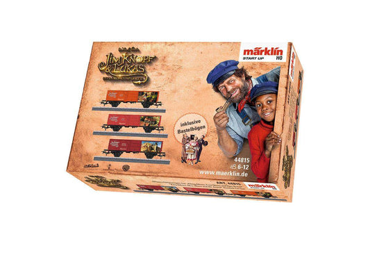 Märklin Start up Offenes Güterwagen-Set „König Alfons, Frau Waas und Herr Ärmel“