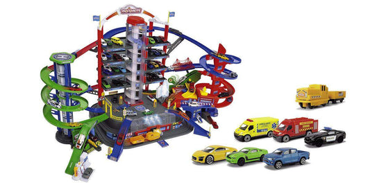 Majorette Super City Garage mit Licht und Sound