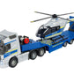 Majorette Volvo Truck +  Airbus Police Helicopter