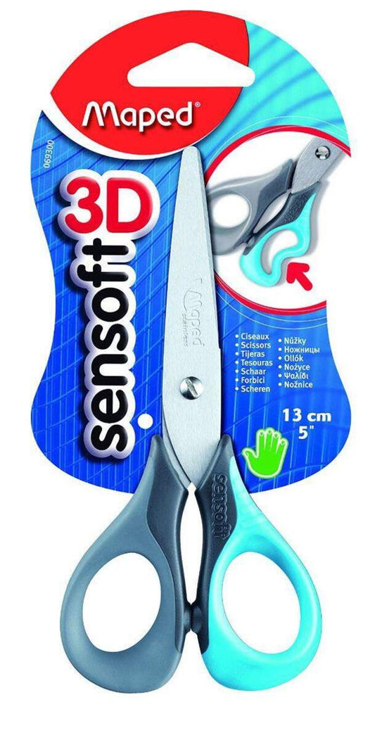 maped M069300 maped Schere Sensoft 3D 13cm Blister sortierte Farben