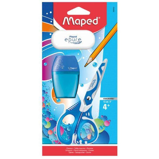 Maped Schulset 3teilig, 1 Stück, 2-fach sortiert