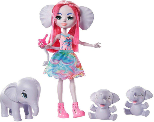 Mattel Enchantimals Esmeralda Elephant Familie