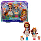 Mattel Enchantimals Schwester Puppen mit Zubehör, 1 Packung, 5-fach sortiert
